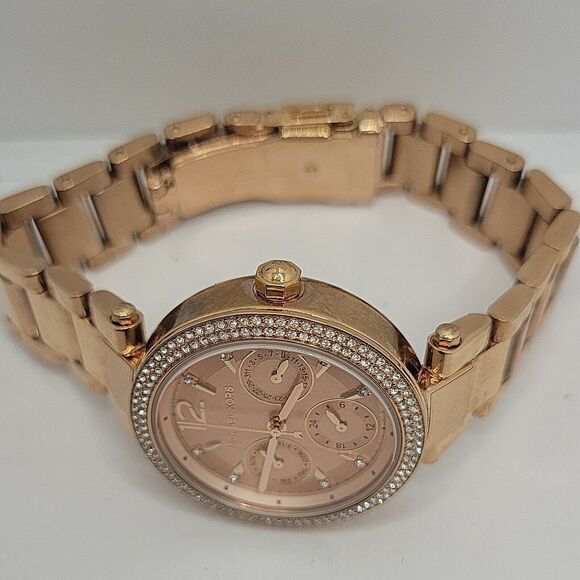 Michael Kors Parker MK6352 Womens Stainless Steel Analog Dial Quartz Watch AM469 - Picture 6 of 11